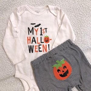 🆕NWOT First Halloween Set 12 months